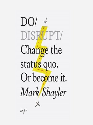 cover image of Do Disrupt
